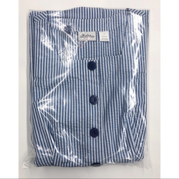 The Vermont Country Store Blue Seersucker Dress - Picture 11 of 11